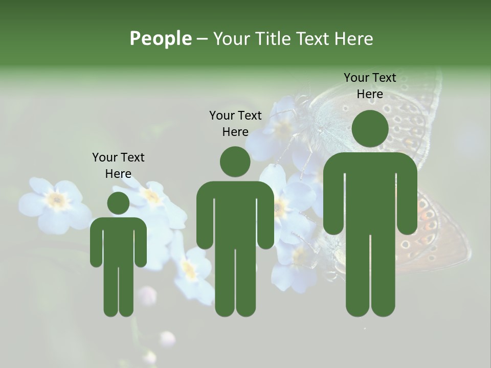 Floral Nature Peace PowerPoint Template