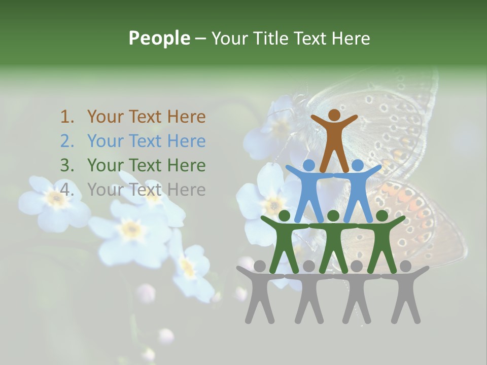 Floral Nature Peace PowerPoint Template