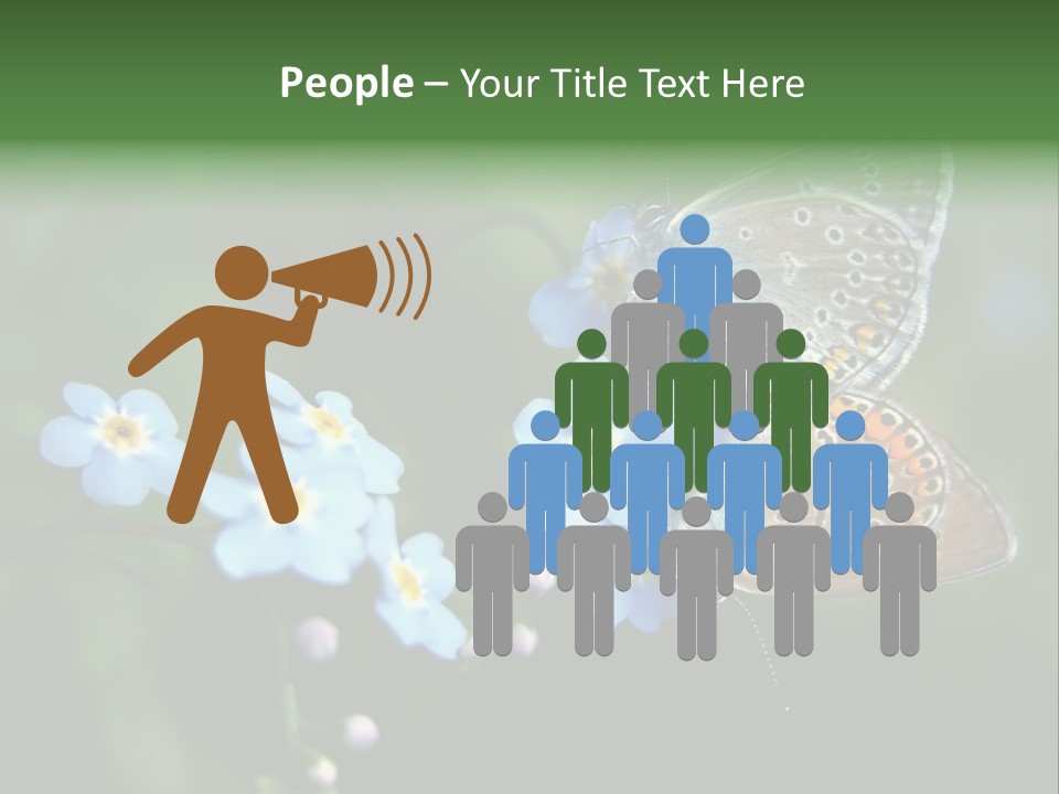 Floral Nature Peace PowerPoint Template