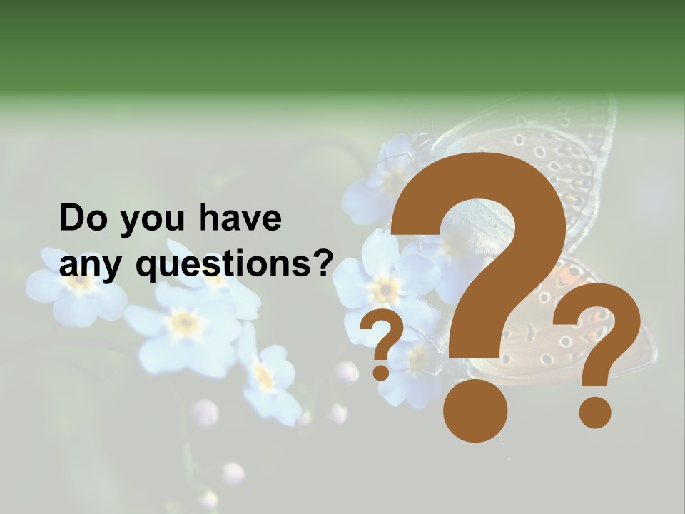 Floral Nature Peace PowerPoint Template