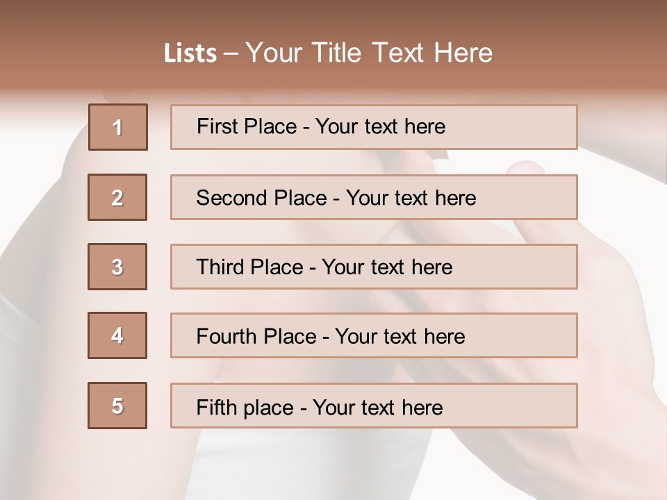 Shoulder Healthy Joint Inflammation PowerPoint Template