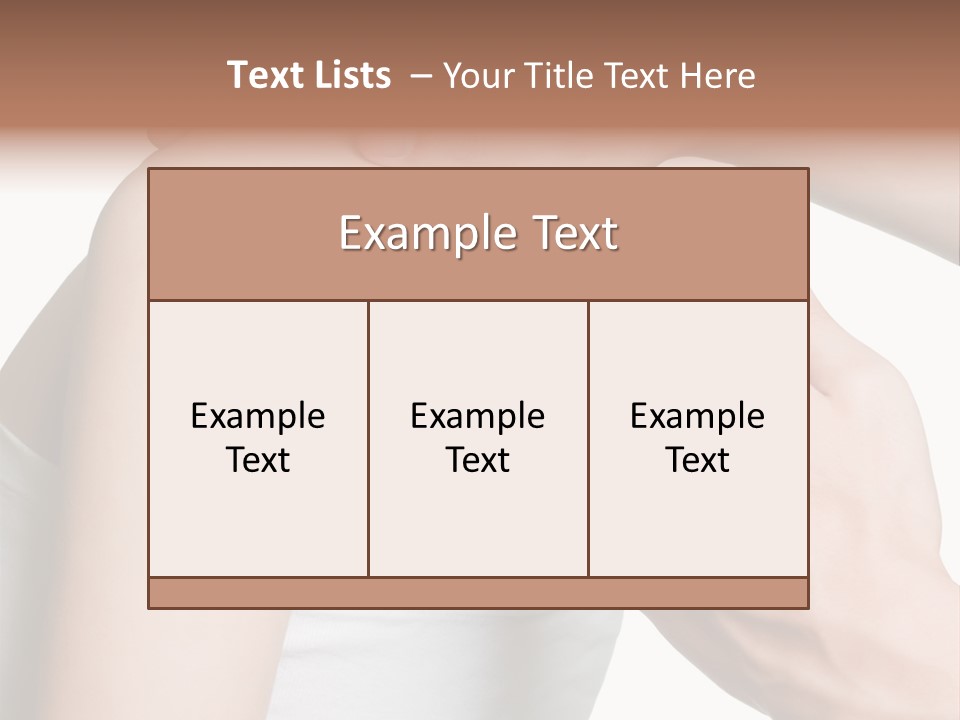 Shoulder Healthy Joint Inflammation PowerPoint Template