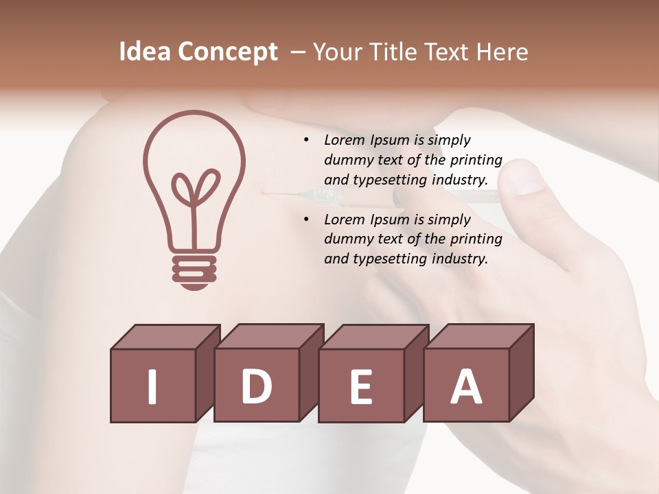 Shoulder Healthy Joint Inflammation PowerPoint Template