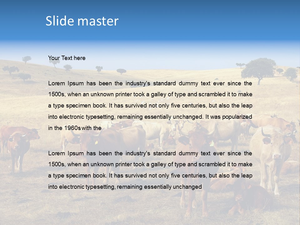 Brown Land Nature PowerPoint Template