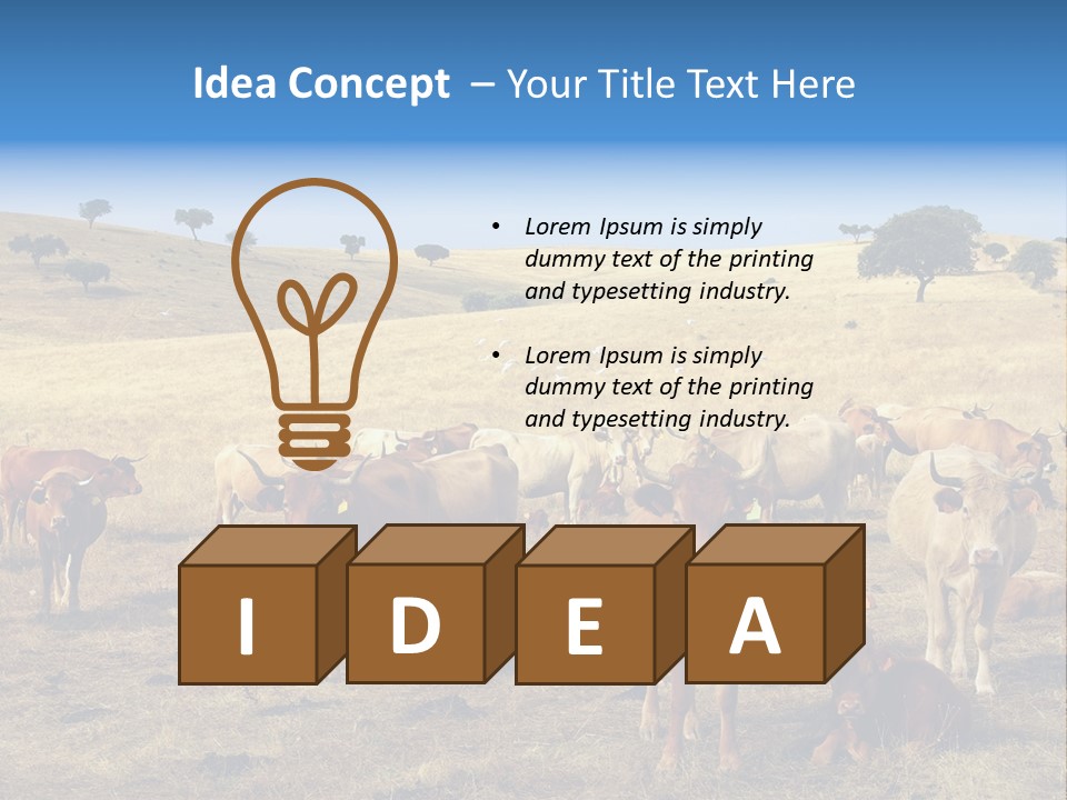 Brown Land Nature PowerPoint Template