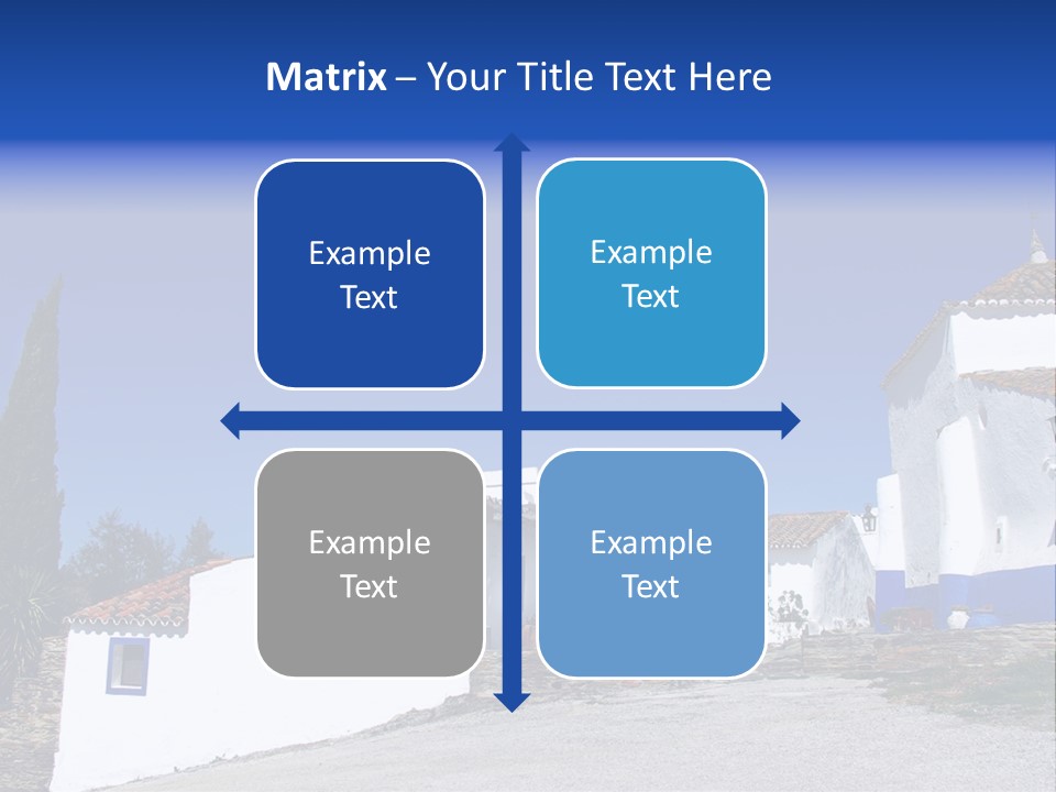 Ancient Vacation Village PowerPoint Template