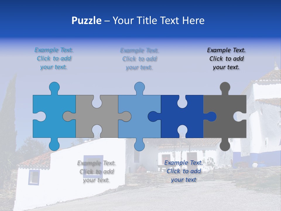 Ancient Vacation Village PowerPoint Template