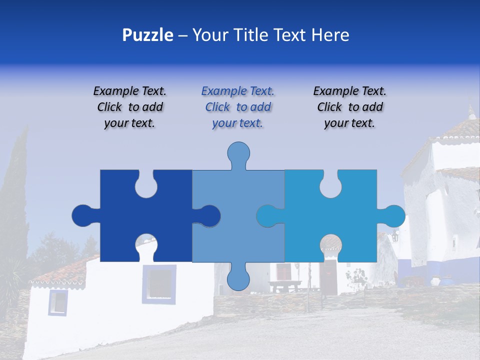 Ancient Vacation Village PowerPoint Template