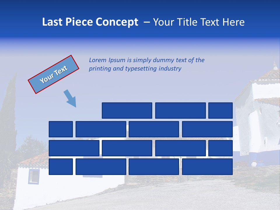 Ancient Vacation Village PowerPoint Template