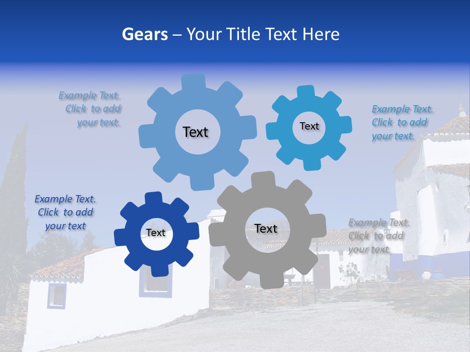 Ancient Vacation Village PowerPoint Template