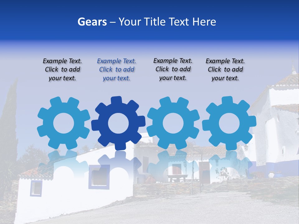 Ancient Vacation Village PowerPoint Template