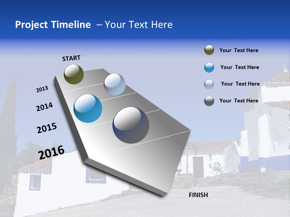 Ancient Vacation Village PowerPoint Template