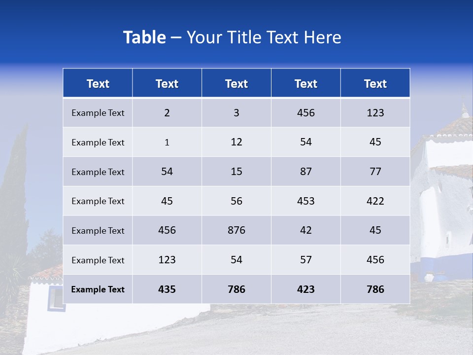 Ancient Vacation Village PowerPoint Template