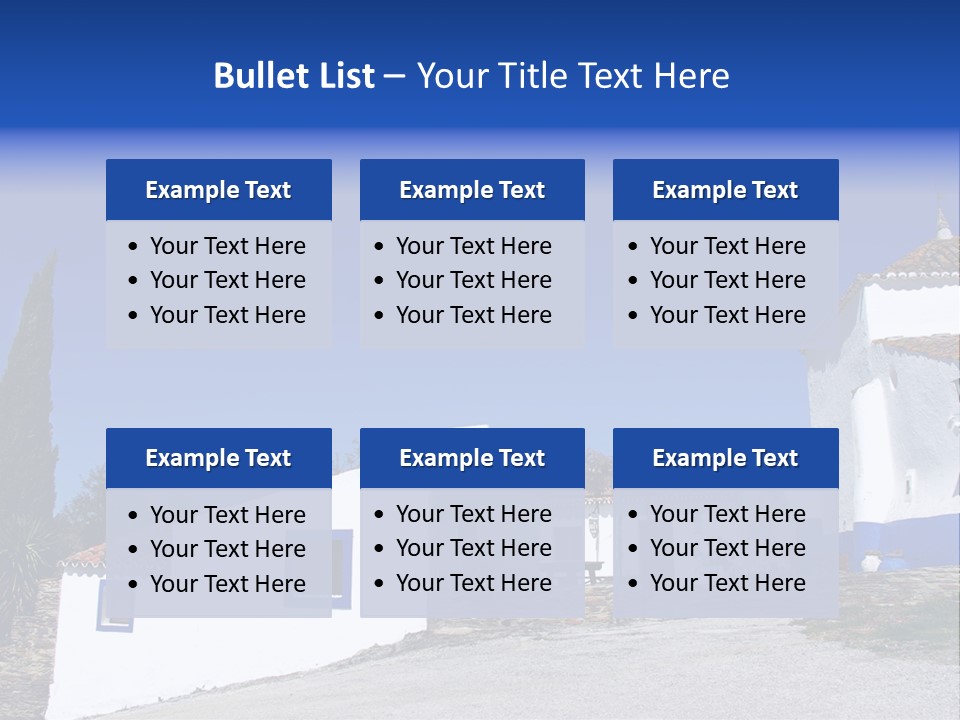 Ancient Vacation Village PowerPoint Template