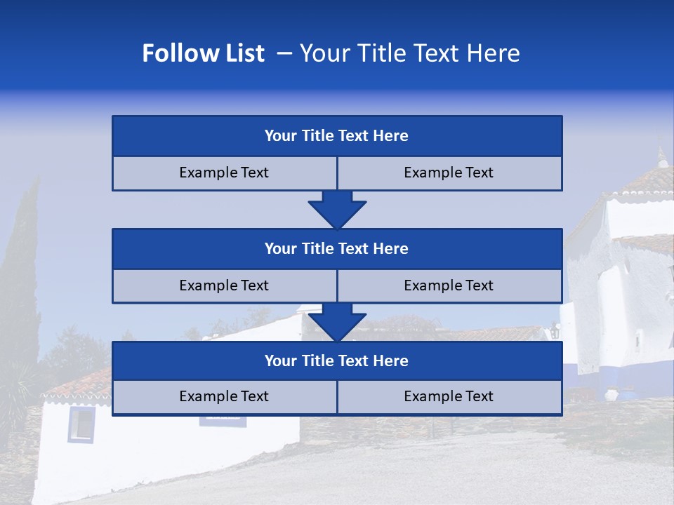 Ancient Vacation Village PowerPoint Template