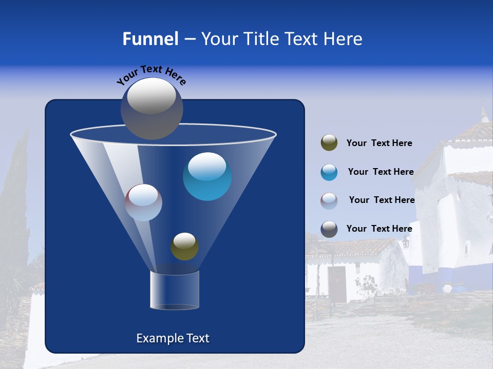 Ancient Vacation Village PowerPoint Template