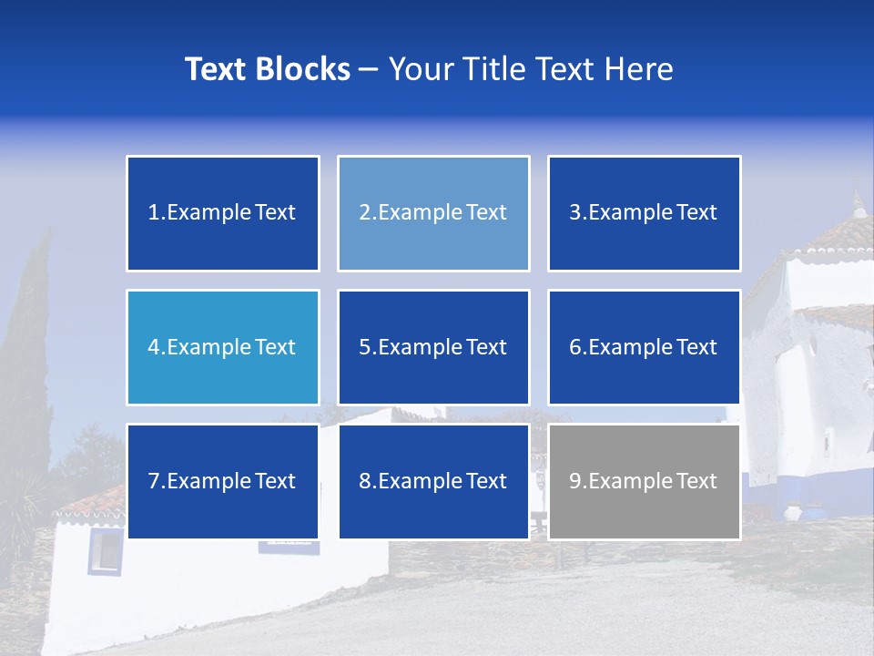 Ancient Vacation Village PowerPoint Template