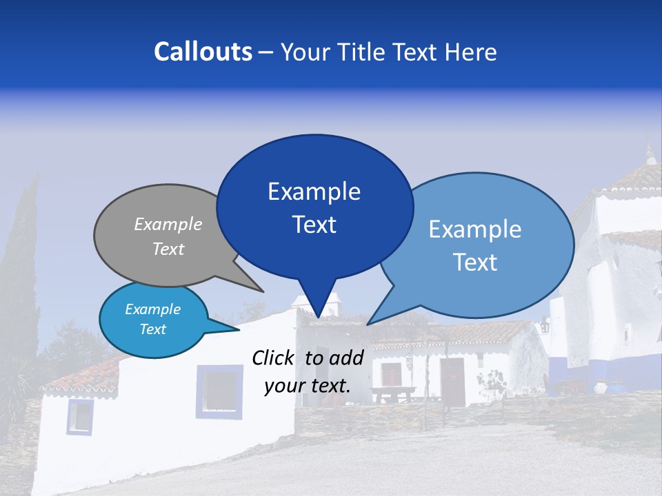 Ancient Vacation Village PowerPoint Template