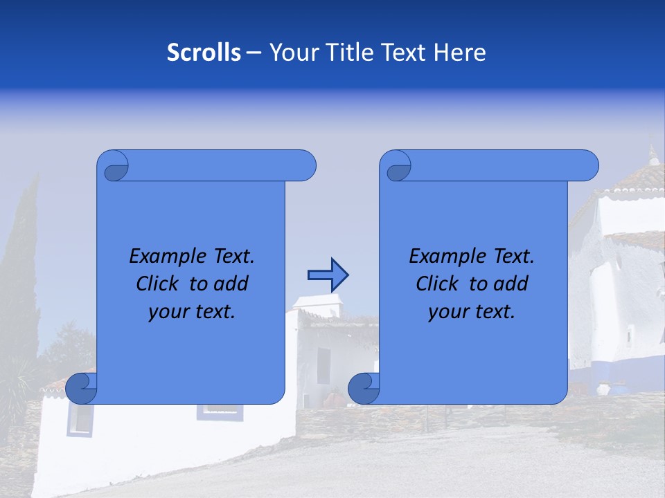 Ancient Vacation Village PowerPoint Template