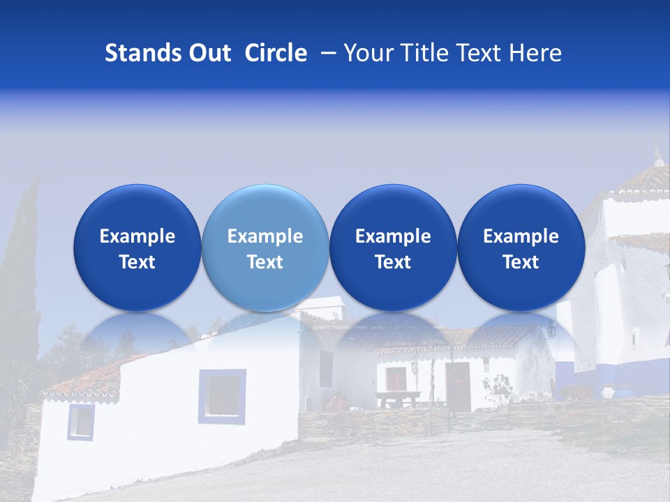 Ancient Vacation Village PowerPoint Template