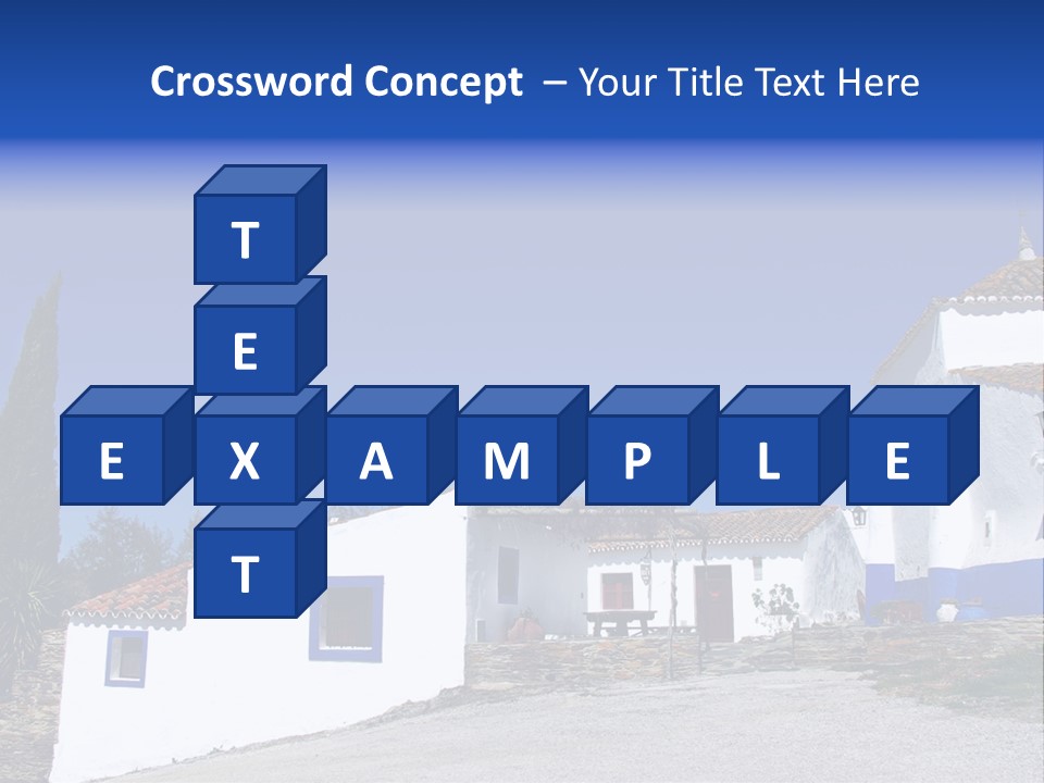 Ancient Vacation Village PowerPoint Template