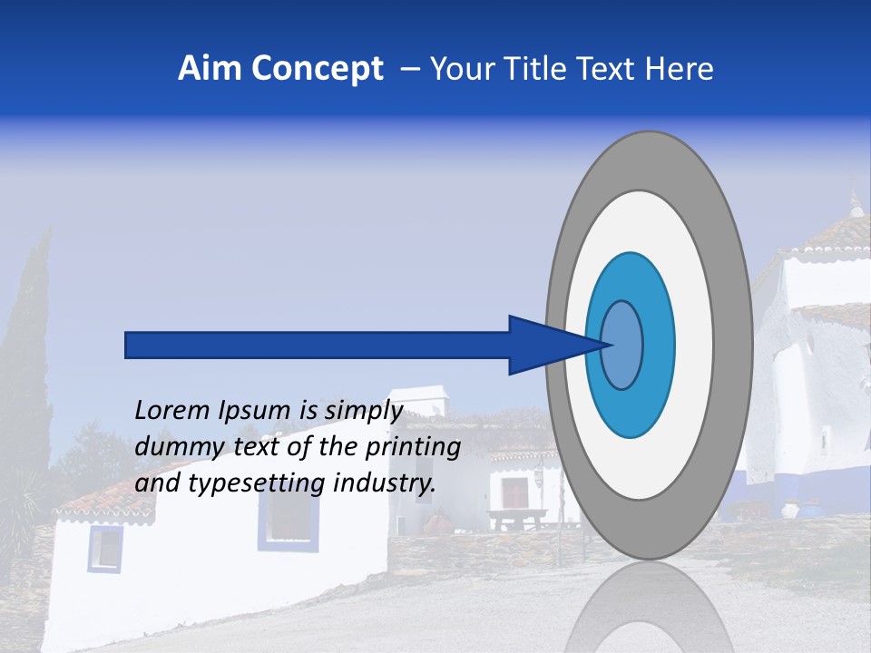 Ancient Vacation Village PowerPoint Template