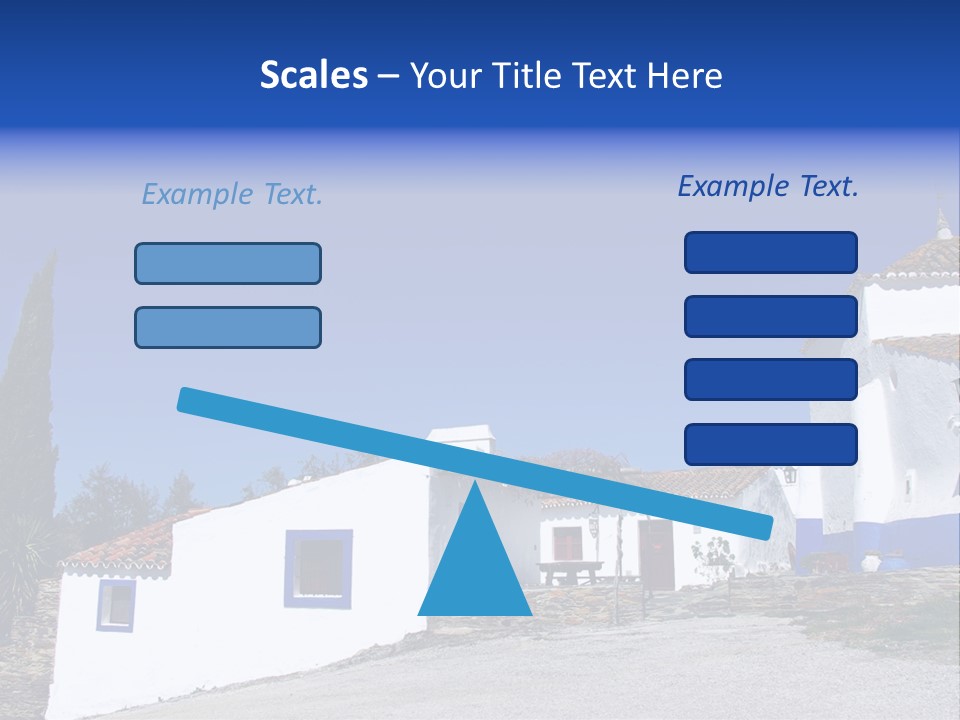Ancient Vacation Village PowerPoint Template