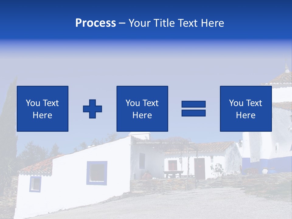 Ancient Vacation Village PowerPoint Template