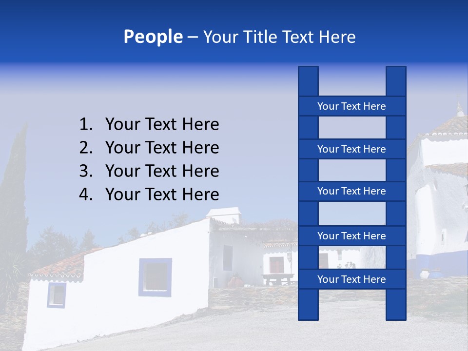 Ancient Vacation Village PowerPoint Template