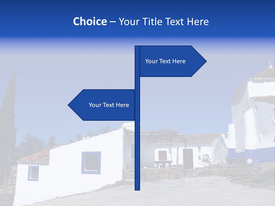 Ancient Vacation Village PowerPoint Template