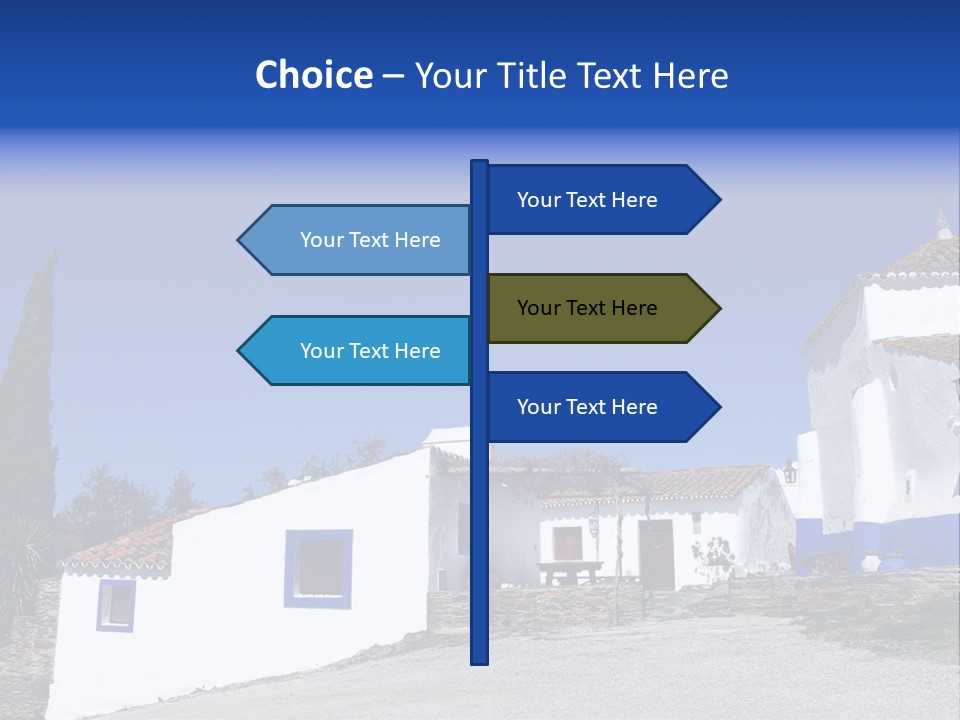 Ancient Vacation Village PowerPoint Template