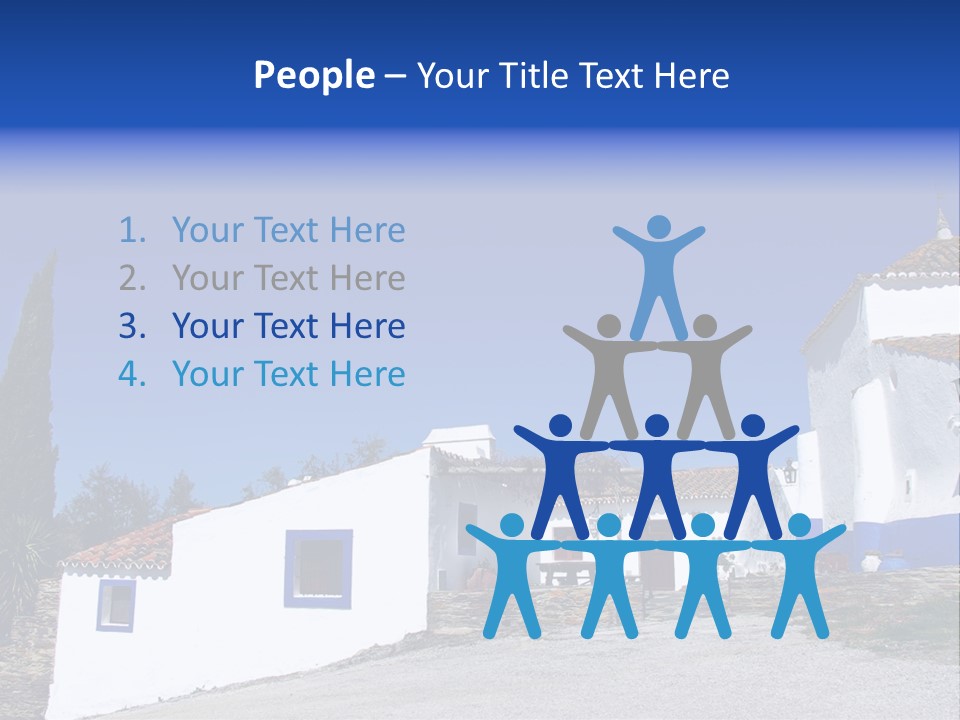 Ancient Vacation Village PowerPoint Template