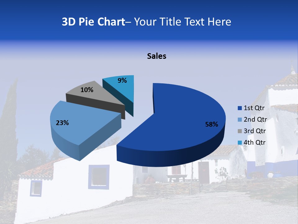 Ancient Vacation Village PowerPoint Template