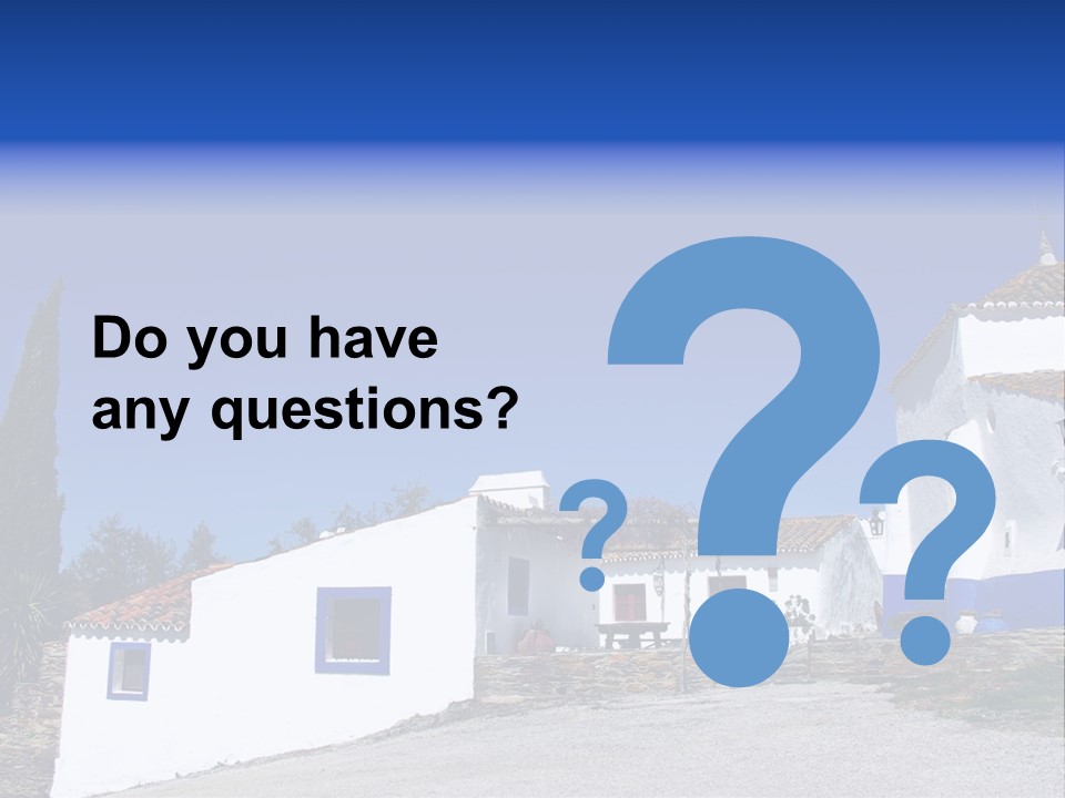 Ancient Vacation Village PowerPoint Template