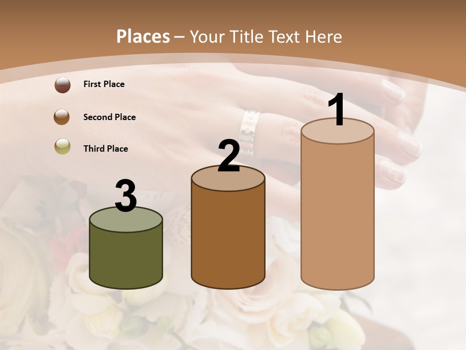 Groom Roses Commit PowerPoint Template