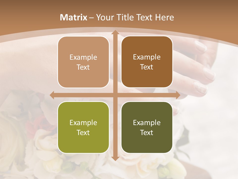 Groom Roses Commit PowerPoint Template