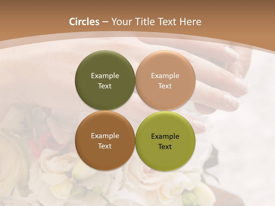 Groom Roses Commit PowerPoint Template