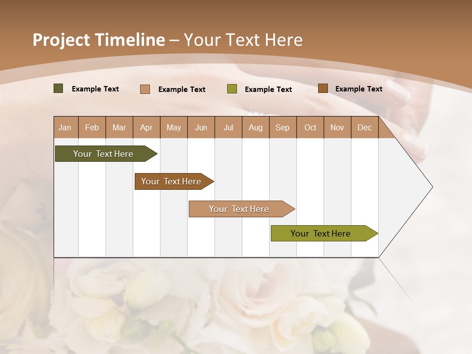 Groom Roses Commit PowerPoint Template