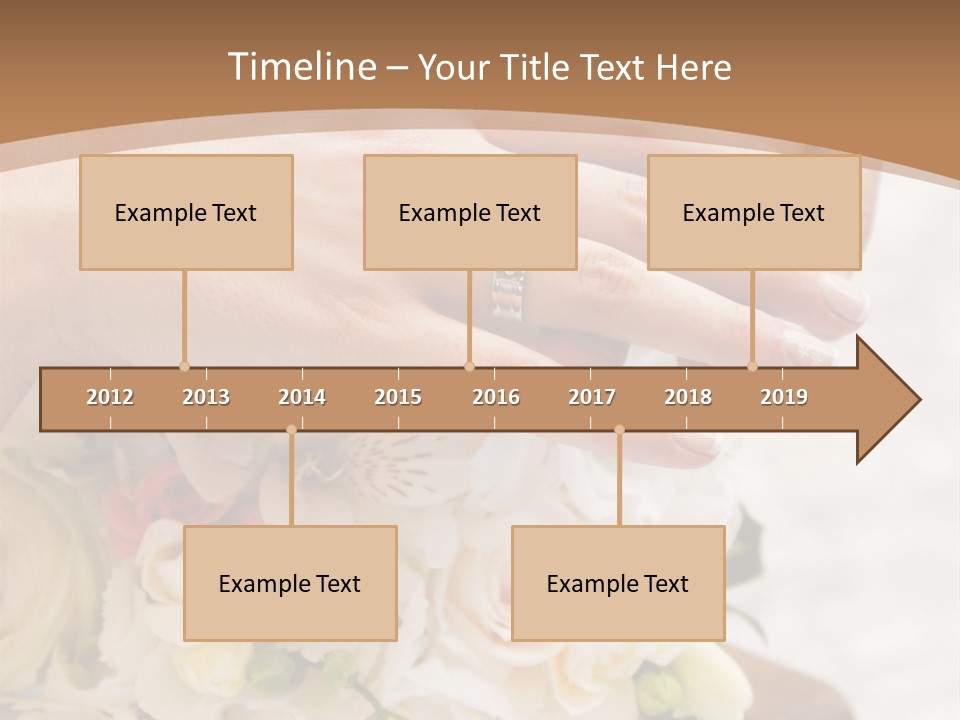 Groom Roses Commit PowerPoint Template