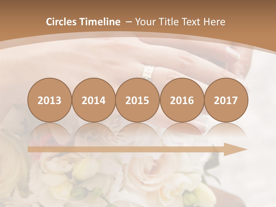 Groom Roses Commit PowerPoint Template