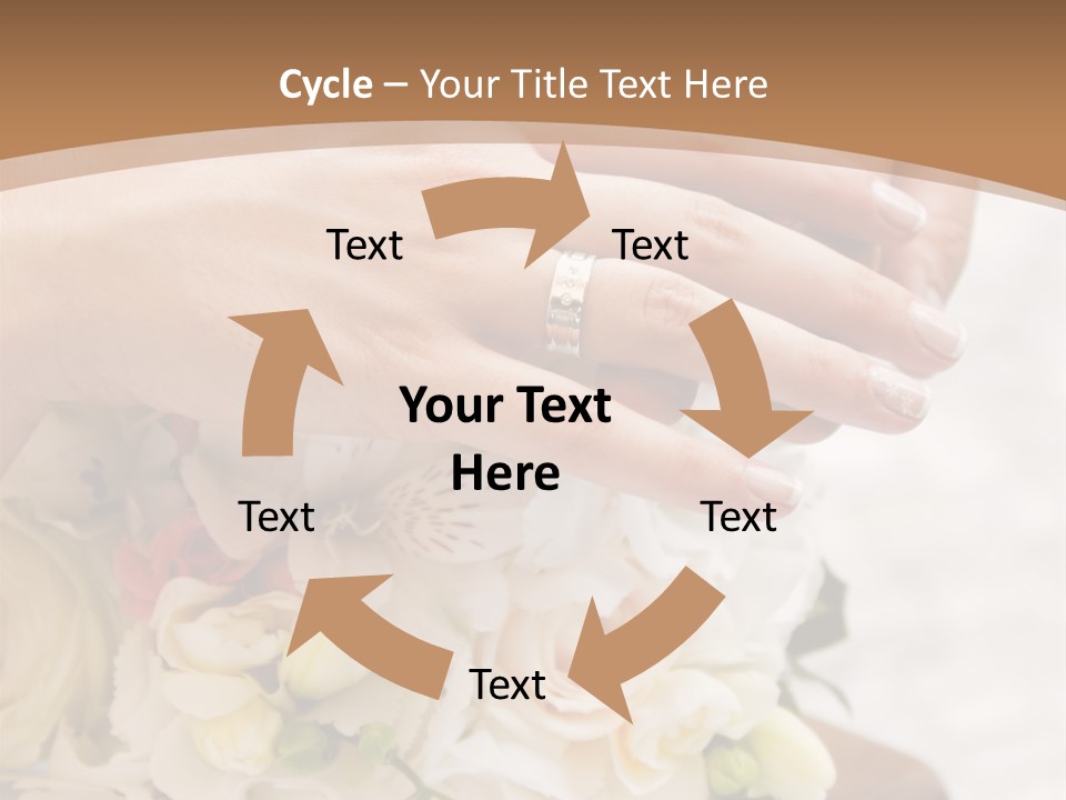 Groom Roses Commit PowerPoint Template