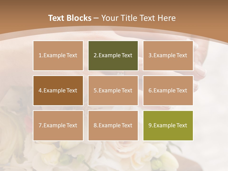 Groom Roses Commit PowerPoint Template