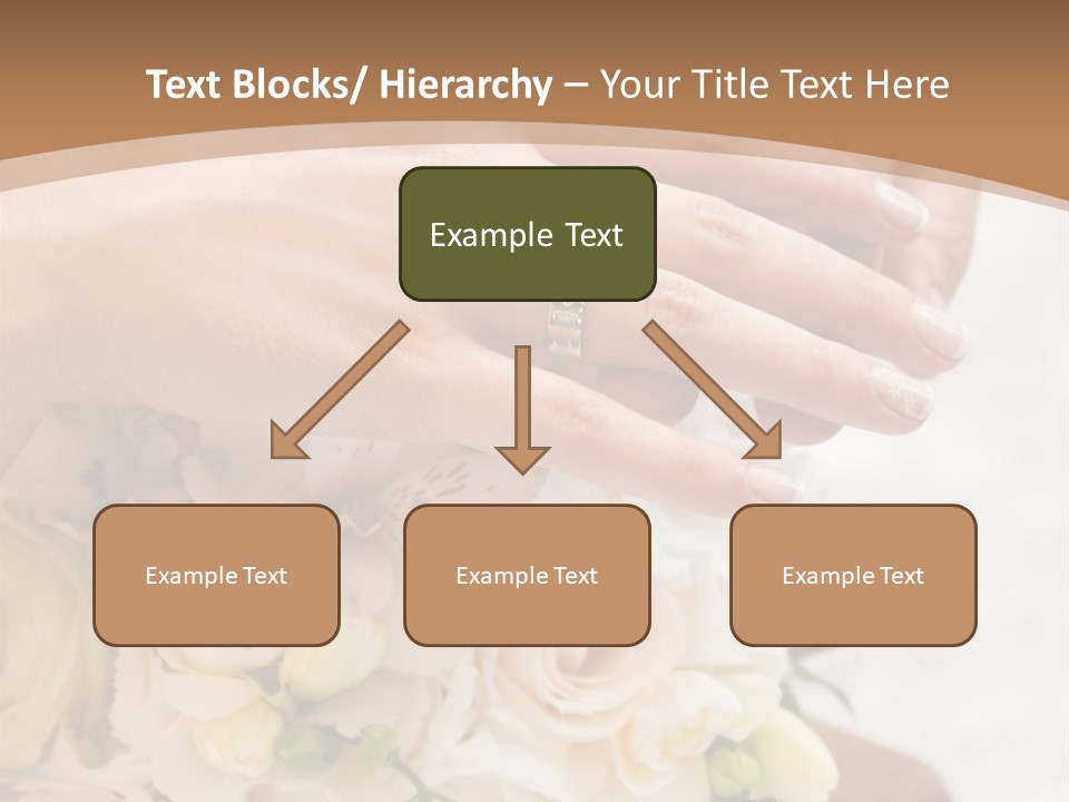 Groom Roses Commit PowerPoint Template