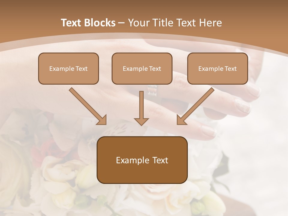 Groom Roses Commit PowerPoint Template
