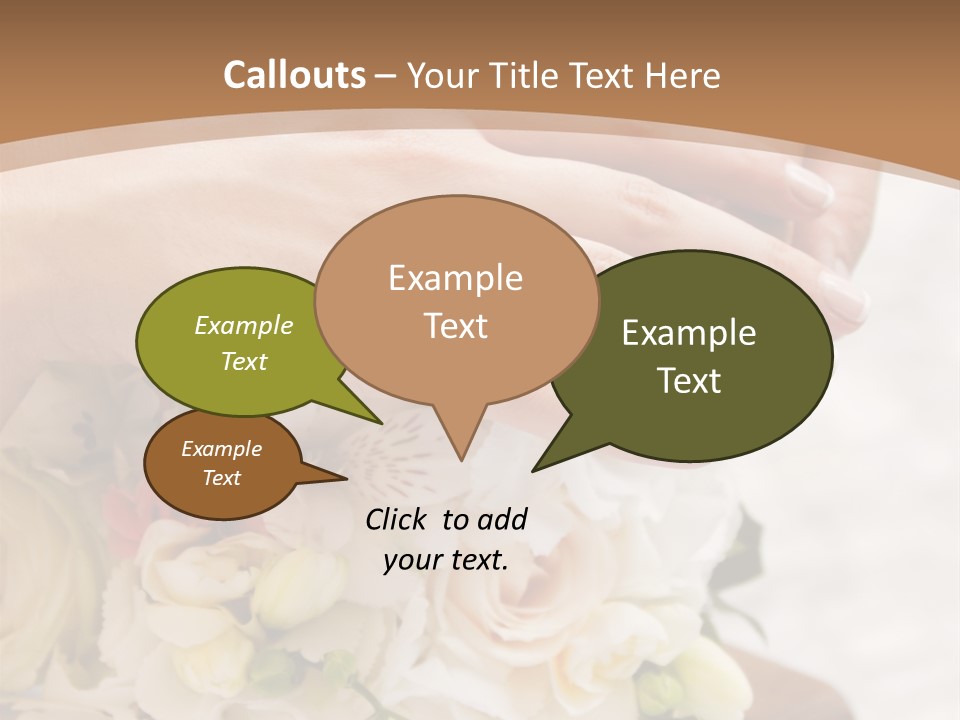 Groom Roses Commit PowerPoint Template