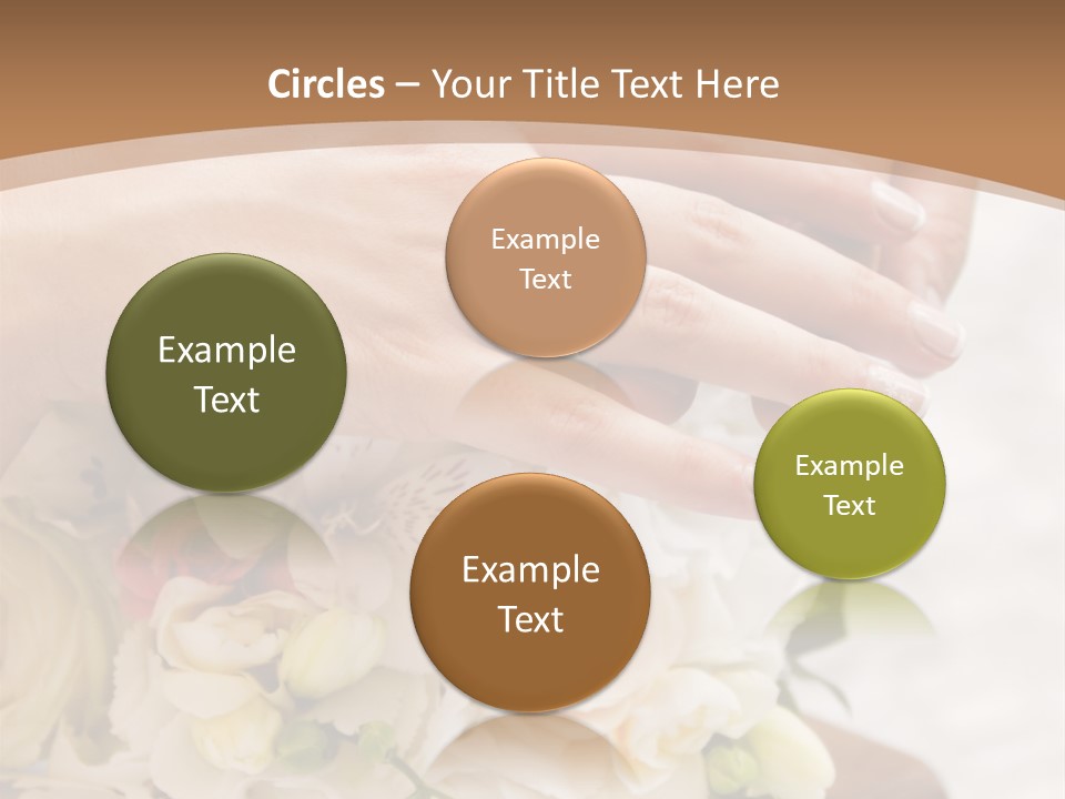 Groom Roses Commit PowerPoint Template