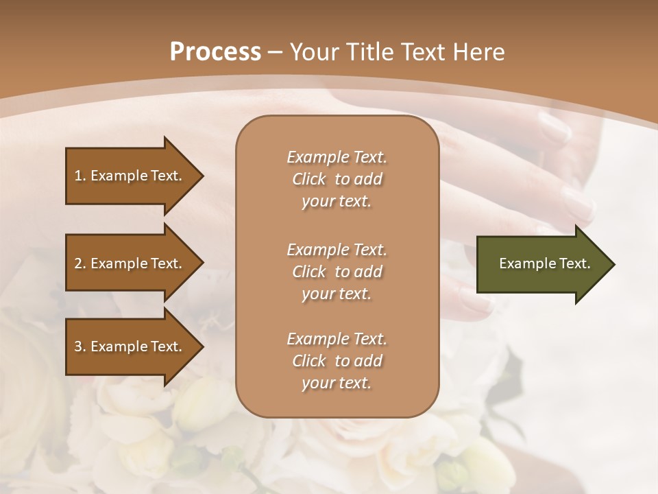 Groom Roses Commit PowerPoint Template