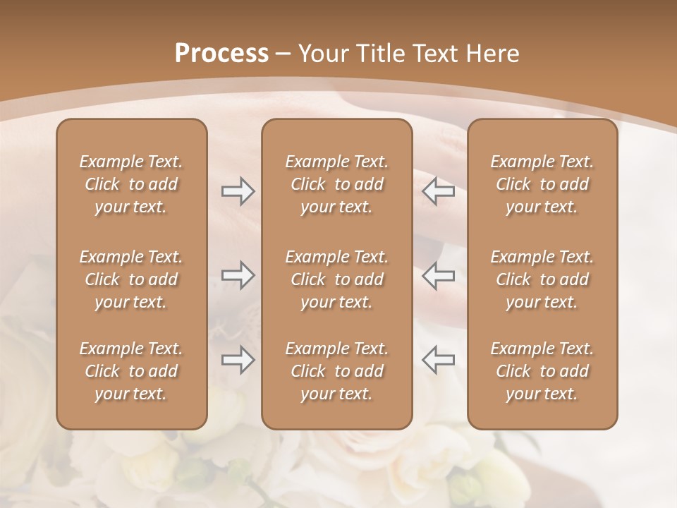 Groom Roses Commit PowerPoint Template