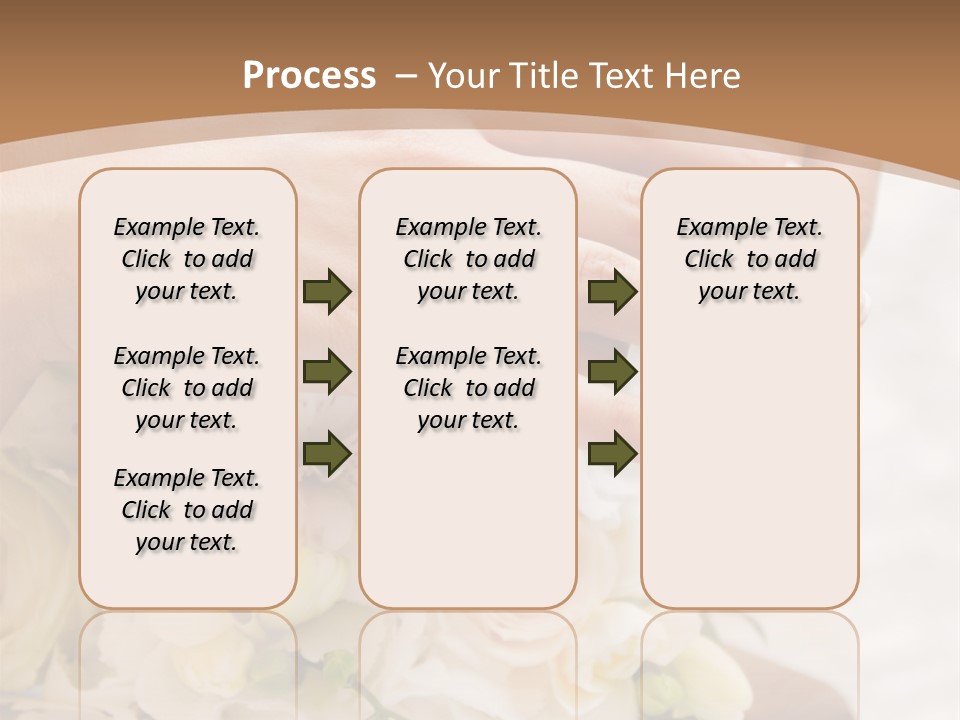 Groom Roses Commit PowerPoint Template