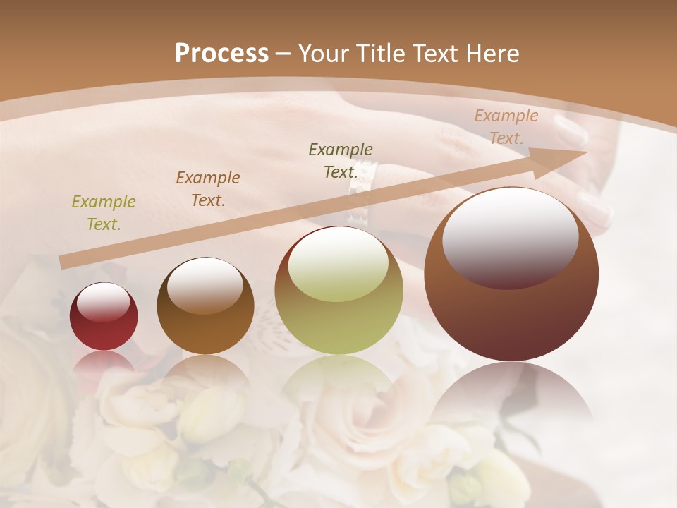 Groom Roses Commit PowerPoint Template